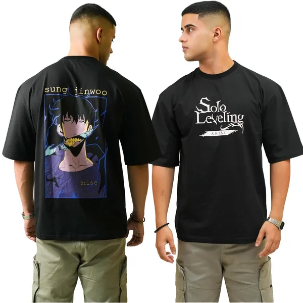 Black_100%_Cotton_Lycra_Oversized_Fit_T-Shirt_For_Men