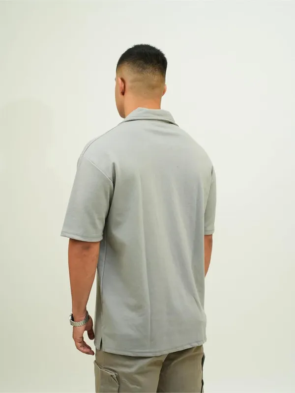 Light_Grey_100%_Cotton_Lycra_Oversized_Fit_T-Shirt_For_Men