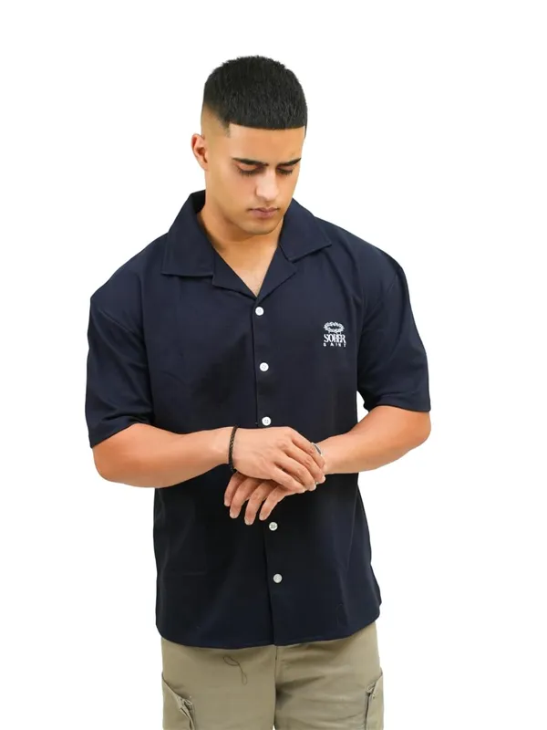 Navy_Blue_100%_Cotton_Lycra_Oversized_Fit_T-Shirt_For_Men
