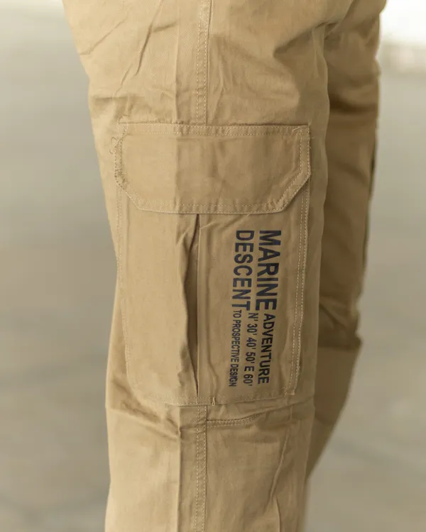 Beige_Cotton_Casual_Cargo_Pants_|_For_Men