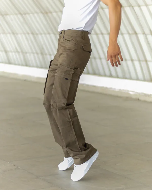 Olive_Green_Cotton_Casual_Cargo_Pants_|_For_Men