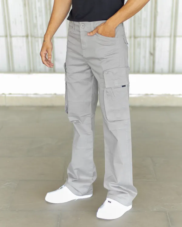 Light_Grey_Cotton_Casual_Cargo_Pants_|_For_Men
