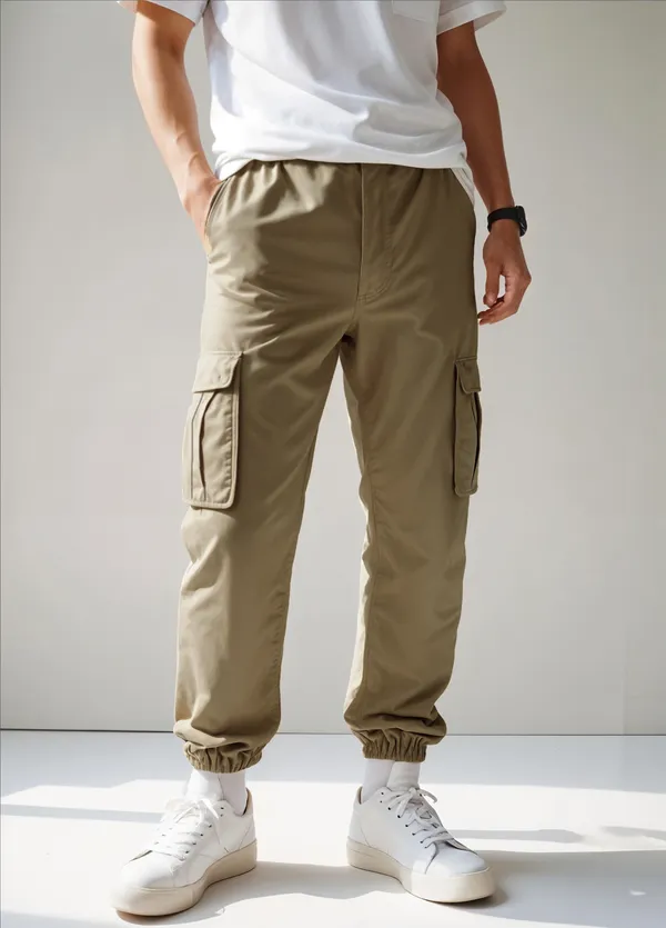 Beige_Cotton_Casual_Track_Pants_|_For_Men