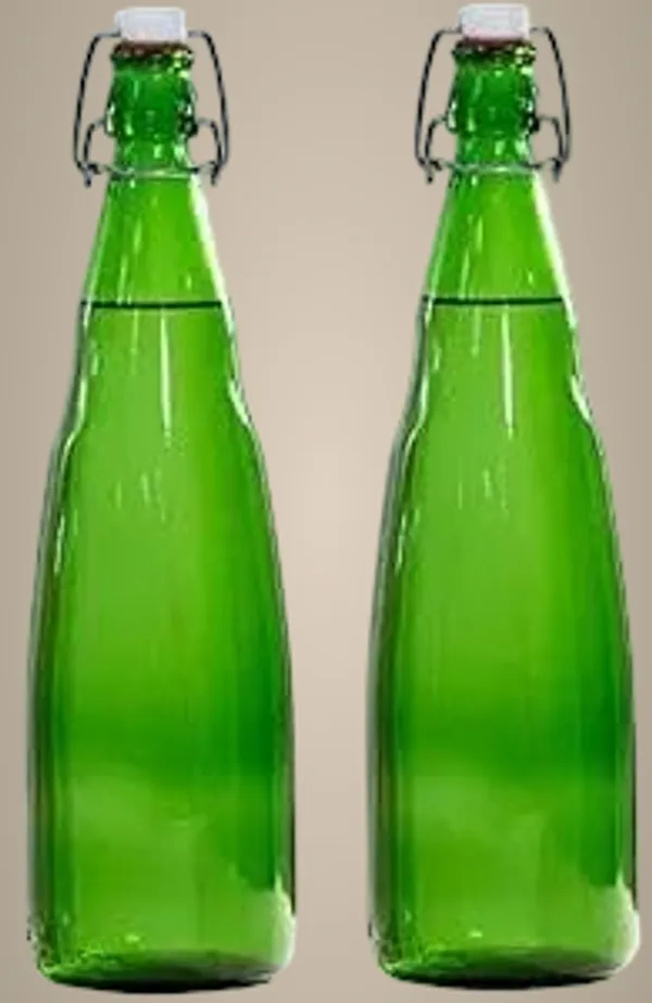 Green_Silica_Glass_Bottle_With_Flip_Cap,_1_Litre
