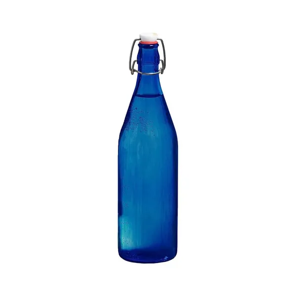 Silica_Glass_Bottle_with_Flip_Cap,_1_Litre,_Set_of_1,_Blue