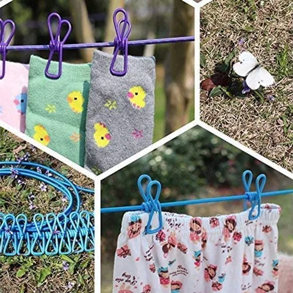 Portable_Multi_Functional_Drying_Rope_with_12_Clips_and_2_Hooks/Portable_Outdoor_Travel_Clothesline_Rope_Clothes_Hanging_Hook_(Pack_of_2)_-_Multicolor