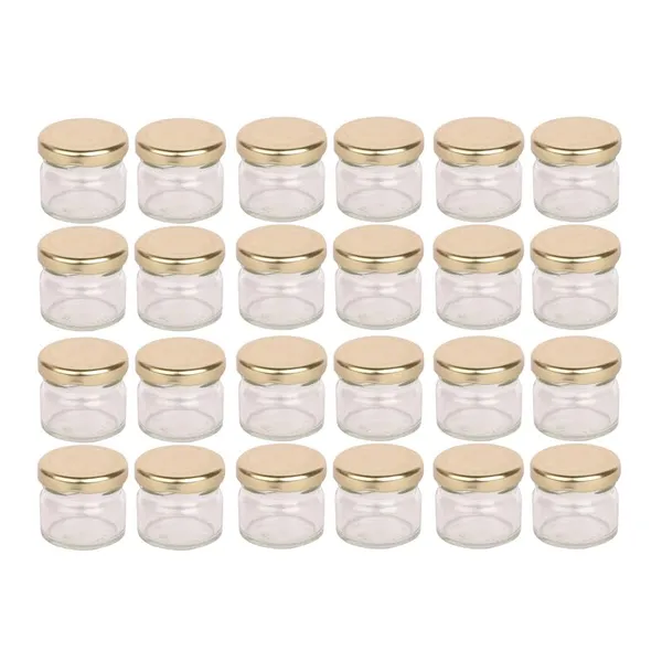 Multipurpose_Round_Mini_Glass_Jar_With_Cap_-_20_Gram,_24_Pieces,_Transparent