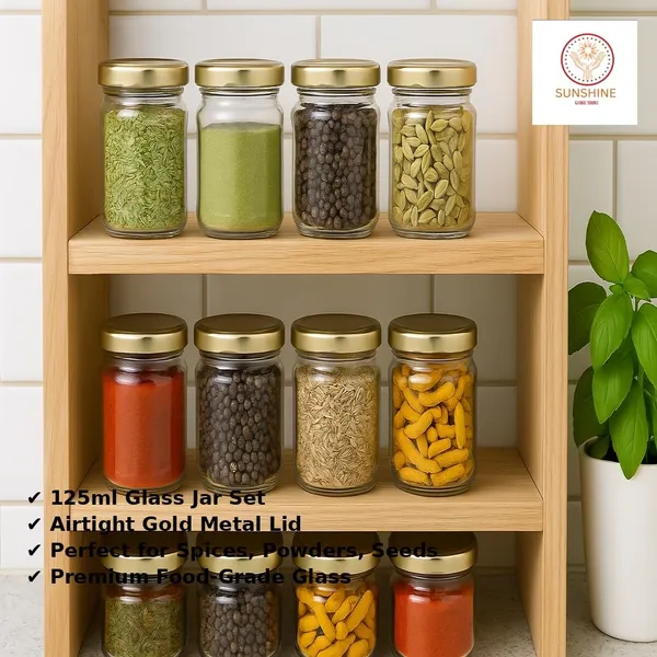 SUNSHINE_GLOBAL_SOURCE_125ML_Airtight_Glass_Jars_with_Gold_Lug_Caps_(24)
