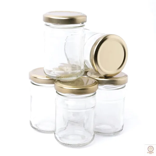 SUNSHINE_GLOBAL_SOURCE_125ML_Airtight_Glass_Jars_with_Gold_Lug_Caps_(24)