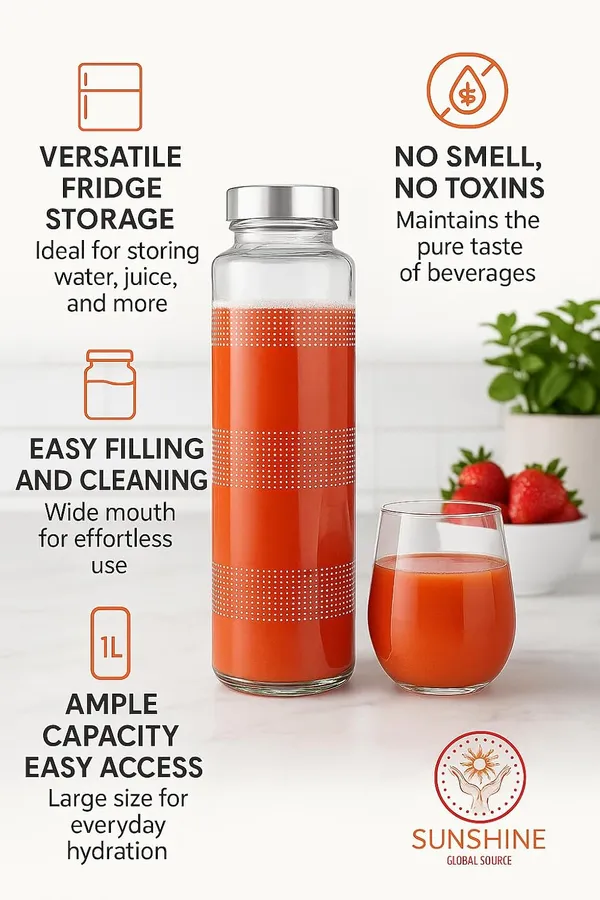 750ml_Stainless_Steel_Lid_|_Borosilicate_Glass_Wide_Mouth_Bottle_for_Fridge_|_Extreme_Temperature_Resistant_for_Hot_&_Cold_Water,_Milk,_Lassi,_Juice_|_Transparent_(4)