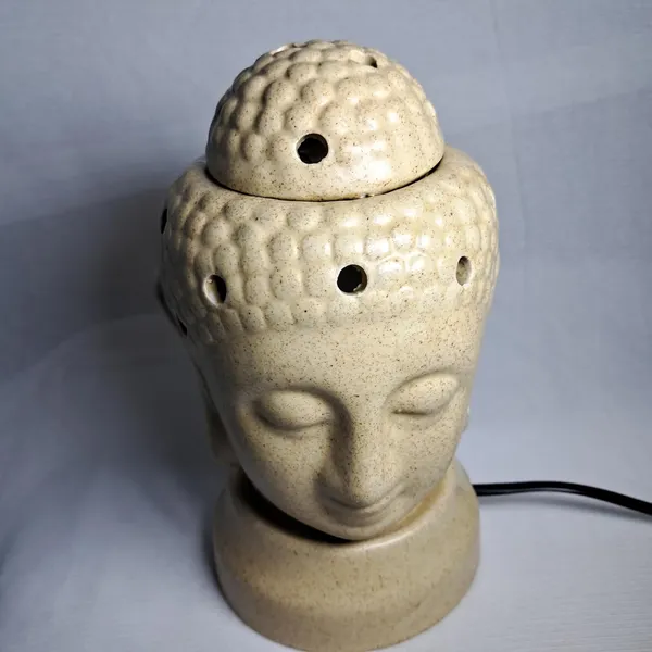 White_New_Aroma_Round_White_Double_Zero_Electric_Diffuser_With_10Ml_Aroma/Essential_Oil_For_Living_Room,_Bedroom