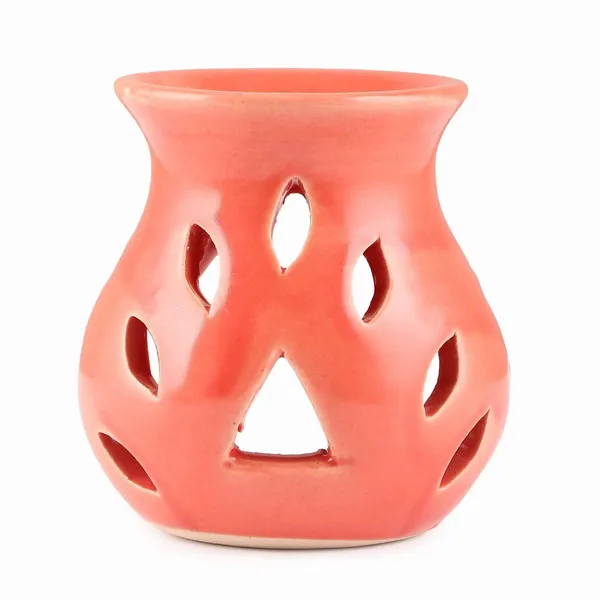 Red_Ceramic_Clay_Candle_Operated_Aroma_Burner