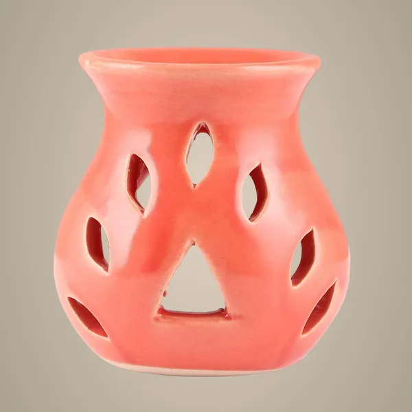 Red_Ceramic_Clay_Candle_Operated_Aroma_Burner