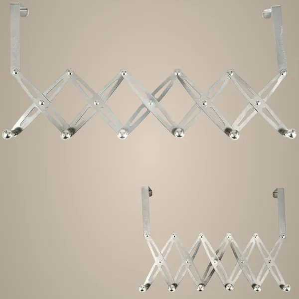 Silver_Door_Hangers_For_Clothes,Heavy_Duty_Stainless_Steel_Adjustable_6_Hook_Hanger,_Over_The_Door_Bathroom_Hangers_For_Clothes