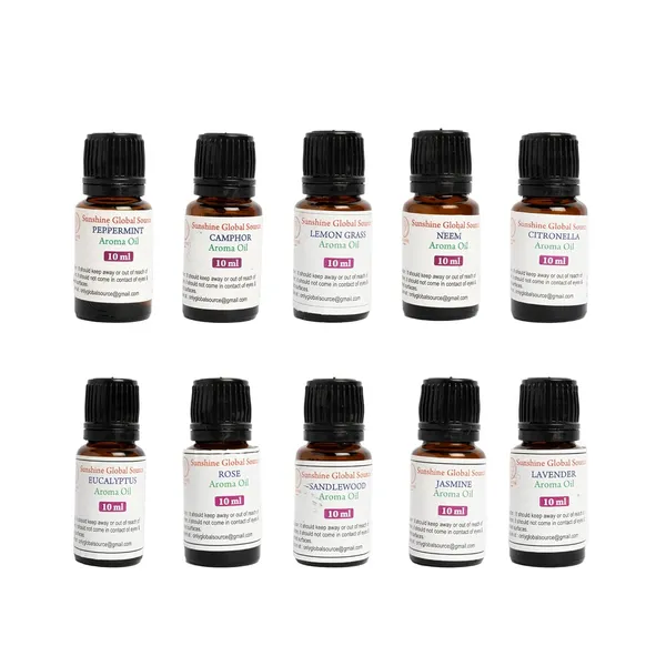 White_Fragrance_For_Home_Fragrance_Candle_10Ml_Each,_Pack_Of_10