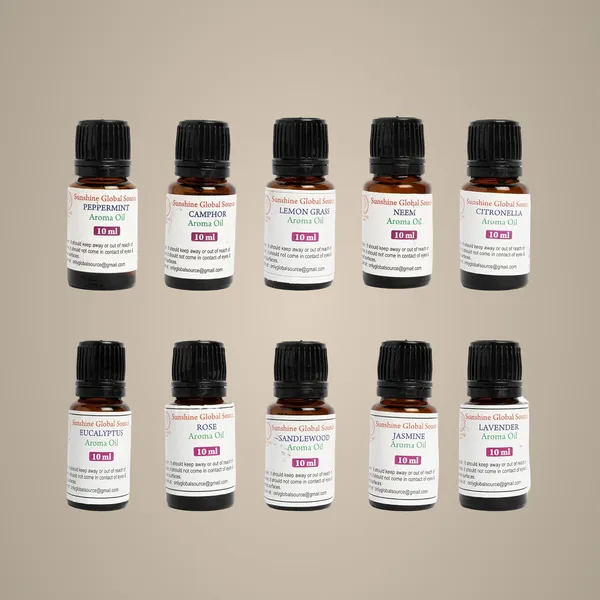 White_Fragrance_For_Home_Fragrance_Candle_10Ml_Each,_Pack_Of_10