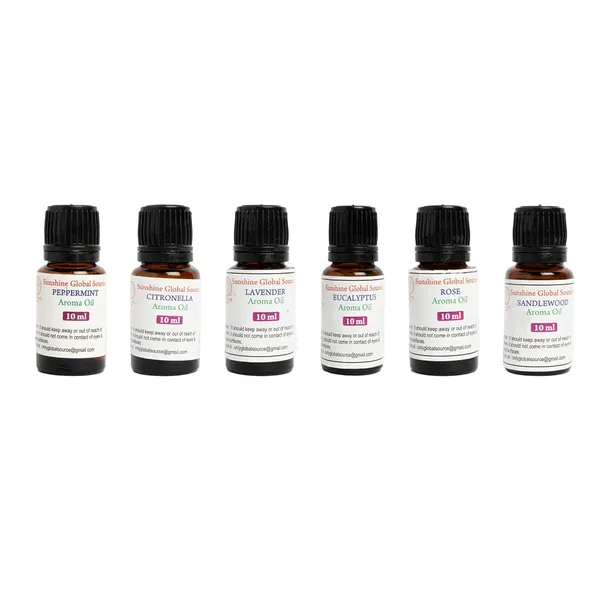 White_Aroma_Diffuser_Oil,_Candle_Burner_&_Electric_Diffuser_For_Home_Fragrance_Candle_10Ml_Each_(Pack_Of_6)