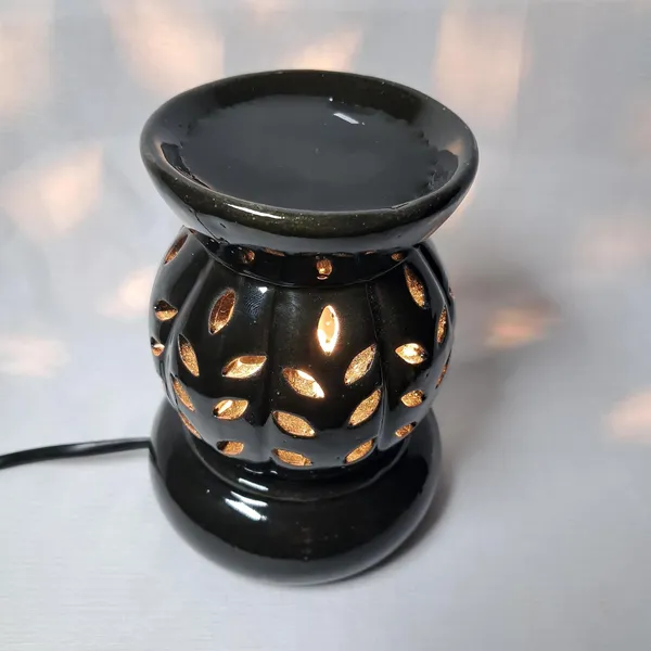 White_New_Aroma_Round_White_Double_Zero_Electric_Diffuser_With_10Ml_Aroma/Essential_Oil_For_Living_Room,_Bedroom