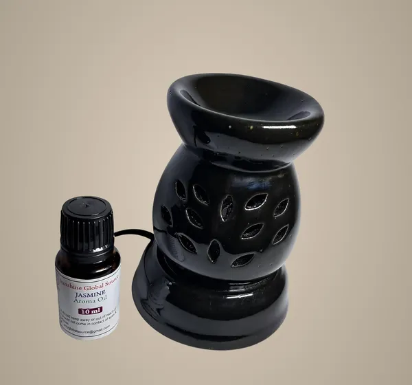 White_New_Aroma_Round_White_Double_Zero_Electric_Diffuser_With_10Ml_Aroma/Essential_Oil_For_Living_Room,_Bedroom