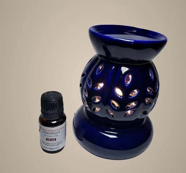 White_New_Aroma_Round_White_Double_Zero_Electric_Diffuser_With_10Ml_Aroma/Essential_Oil_For_Living_Room,_Bedroom