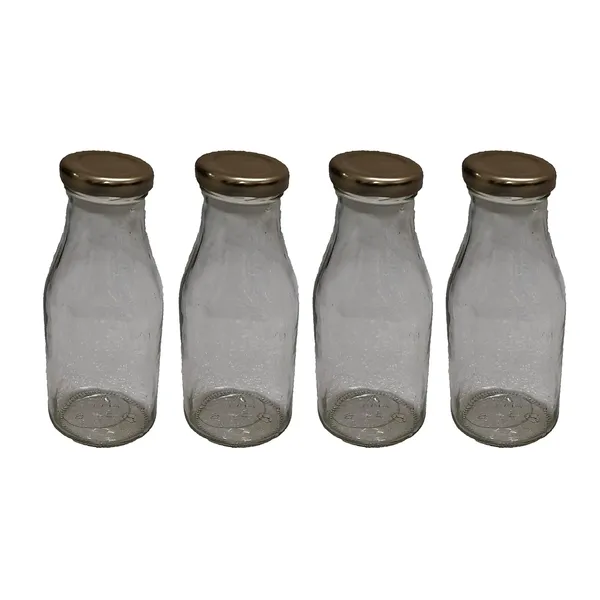 Clear_Glass_Airtight_Lid_Milk_Bottles_Transparent_Milk_Bottles_Water_Bottles_Fridge_Bottle_Pack_Of_4_Square_Shape_-_300Ml