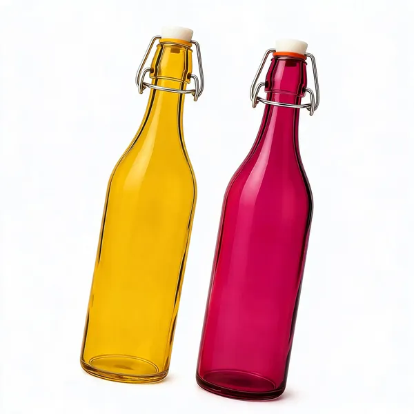 Yellow_Pink_Glass_Flip_Cap_Storage_Bottle_Pack_Of_2