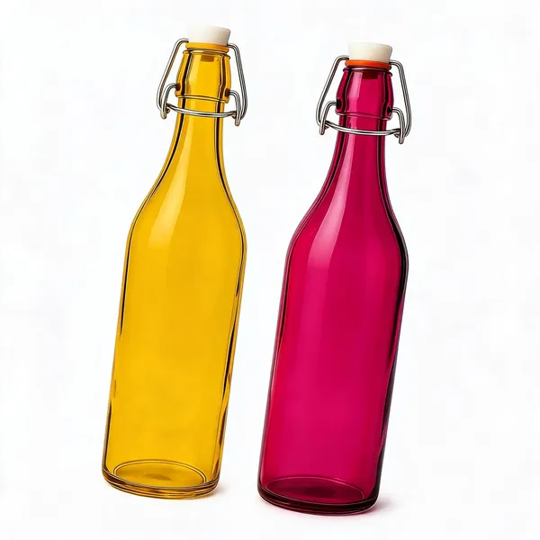 Yellow_Red_Glass_Flip_Cap_Storage_Bottle_Pack_Of_2
