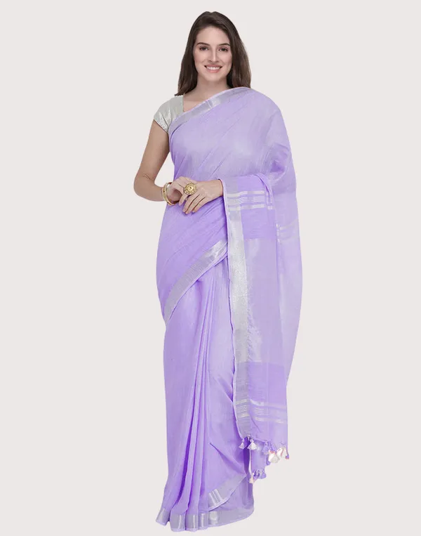 Authentic_Lavendar_Purple_Striped_Zari_Pallu_Handloom_Pure_Linen_Bhagalpuri_Saree_with_Blouse_Piece