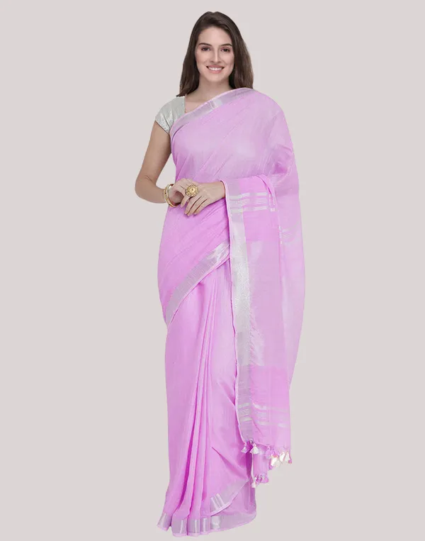 Authentic_Magenta_Pure_Linen_Handloom_Bhagalpuri_Saree_with_Matching_Blouse_Piece