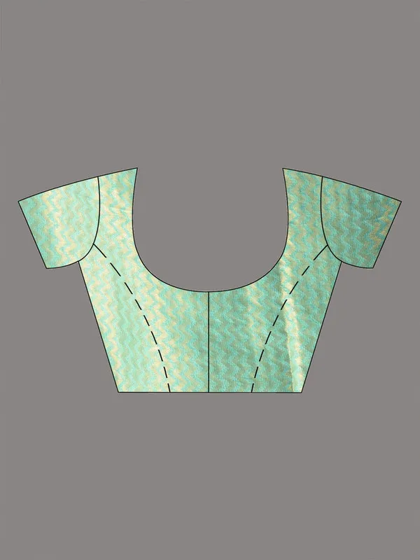 Authentic_Aquamarine_Turquoise_Handloom_Linen_Tissue_Silk_Designer_Weaving_Motif_Saree