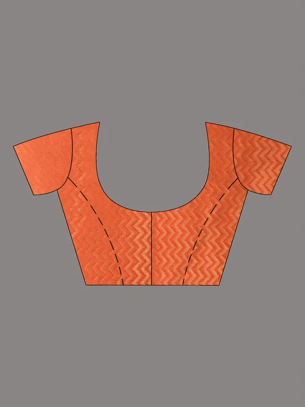 Authentic_Rusty_Orange_Zari_Weaving_Handloom_Designer_Bhagalpuri_Saree