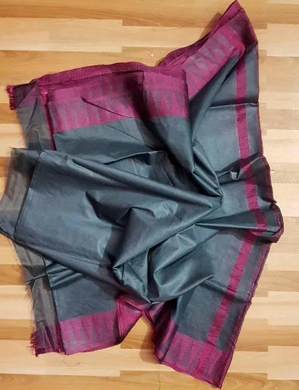 Semi_Tussar_Silk_Handloom_Temple_Border_Bhagalpuri_Saree_(100186_Grey-Pink)