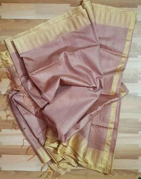 Semi_Tussar_Silk_Handloom_Temple_Border_Bhagalpuri_Saree_(100192_Pharleya_Brown-Natural)