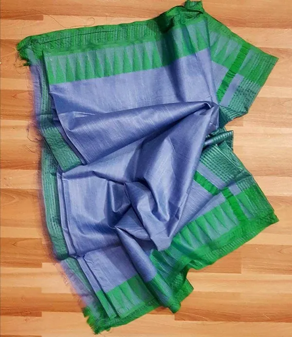 Semi_Tussar_Silk_Handloom_Temple_Border_Bhagalpuri_Saree_(100194_Vista_Grey-British_Gree)