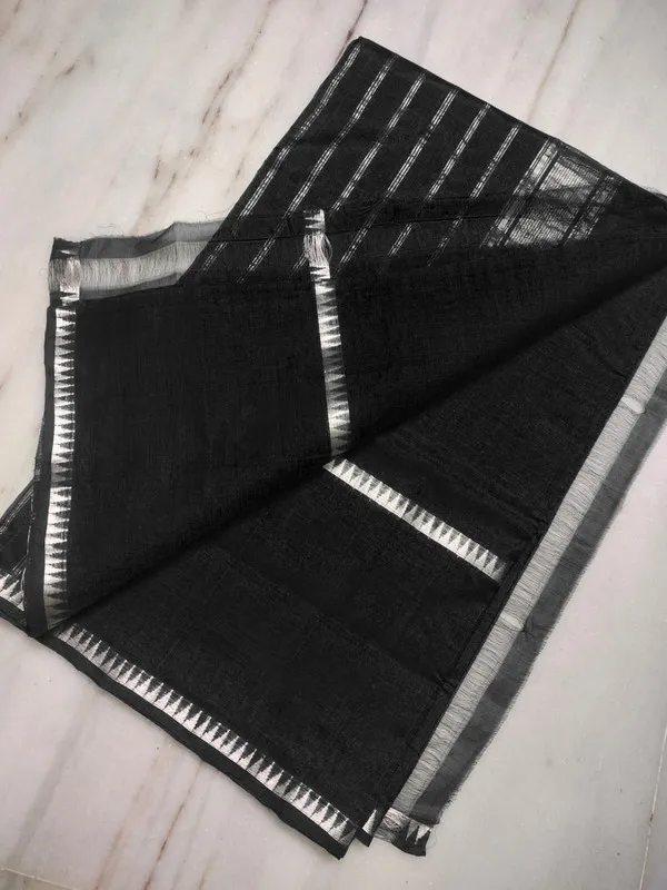 Authentic_Mangalagiri_Cotton_Silk_Handloom_Saree_with_Temple_Border_(100198_Black)