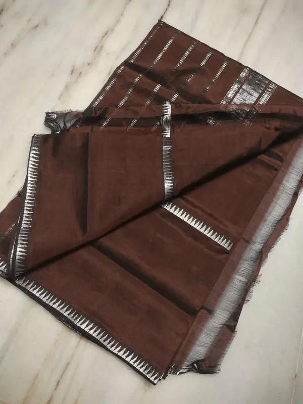 Premium_Mangalagiri_Cotton_Silk_Handloom_Saree_with_Temple_Border_(100204_Coffee_Brown)