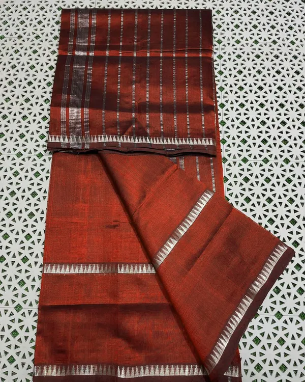 Authentic_Mangalagiri_Cotton_Silk_Handloom_Saree_with_Temple_Border_(100219_Mahogani_Orange)