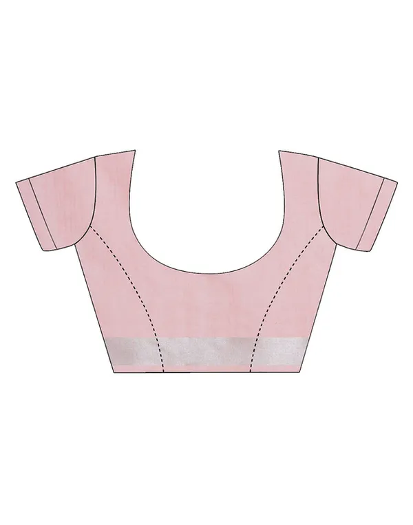 Authentic_Blush_Peach_Handloom_Pure_Linen_Bhagalpuri_Saree_with_Blouse_Piece