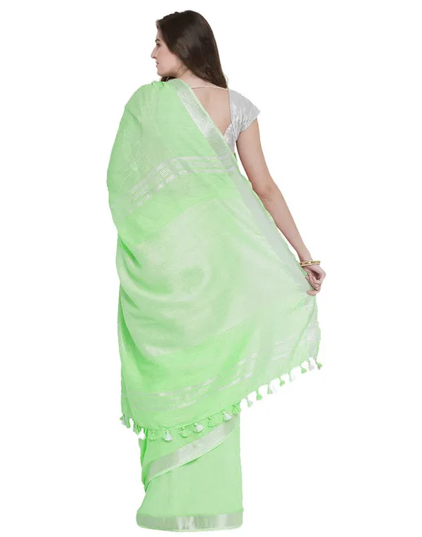Authentic_Celadon_Green_Bhagalpiuri_Handloom_Linen_Saree_with_Zari_Border
