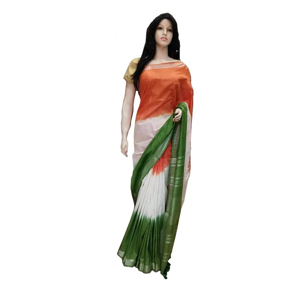 Republic_Day_/_Independence_Day_Special_Linen_Cotton_Blend_Bhagalpuri_Handloom_Tricolor_Flag_Saree