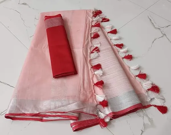 Linen_Cotton_Blend_Handloom_Bhagalpuri_Saree_with_Contrast_Blouse_Piece_(12620_Enrue_Pink-Red)