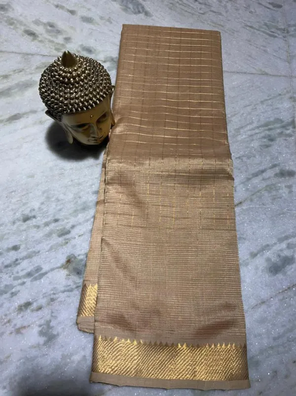 Premium_Cotton_Silk_Handloom_Mangalagiri_Half_Body_Check_Saree_(HB-Dionie_Brown)