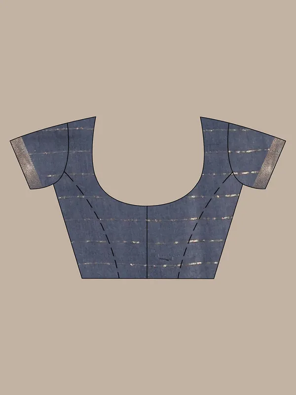 Authentic_Black_Cotton_Silk_Handloom_Mangalagiri_Check_Saree_with_Blouse_Piece