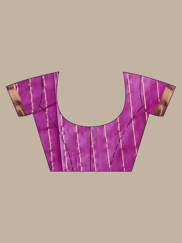 Authentic_Electric_Purple_Cotton_Silk_Handloom_Mangalagiri_Check_Saree_with_Blouse_Piece