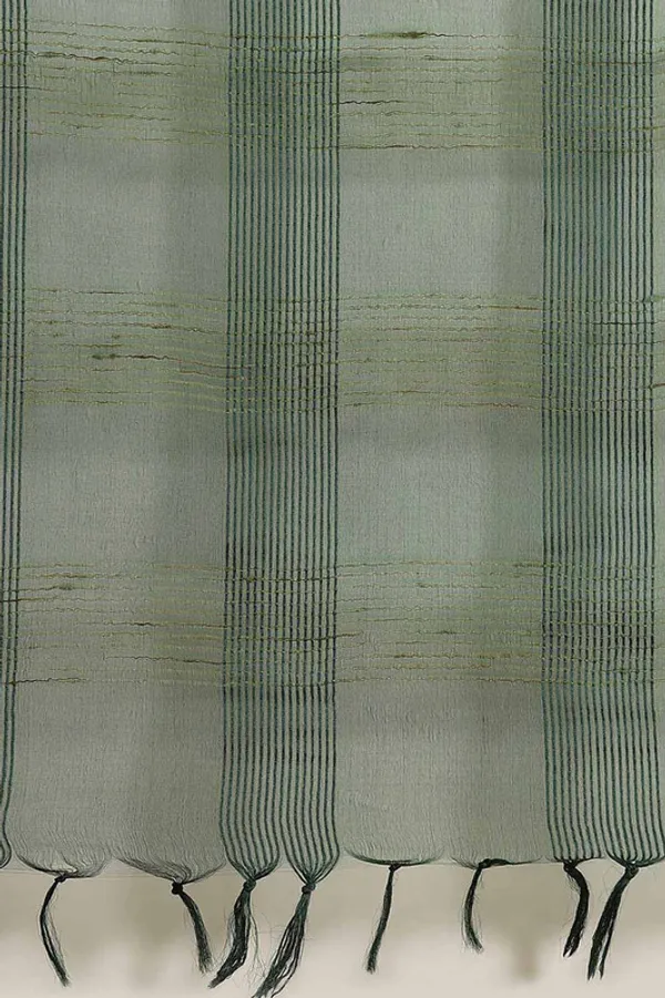 Authentic_Reseda_Green_Mulberry_Ghicha_Silk_Handloom_Bhagalpuri_Net_Saree