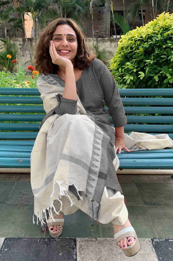 Authentic_Grey_Katan_Ghicha_Silk_Handloom_Striped_Salwar_Suit_Set_Fabric_with_Linen_Blend_Bottom_and_Temple_Dupatta