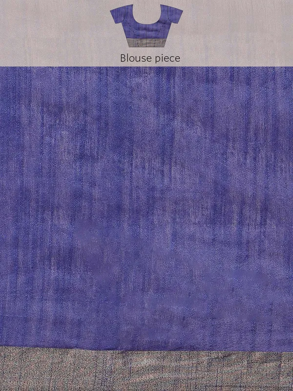 Authentic_Egyptiasn_Blue_Cotton_Semi_Soft_Silk_Striped_Sequin_Handloom_Bhagalpuri_Saree