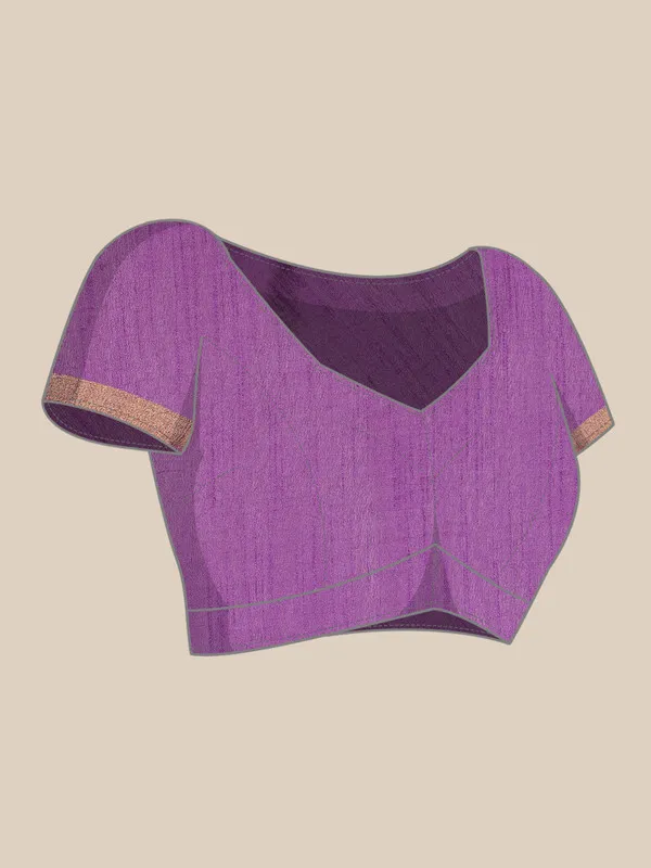 Authentic_Elexctric_Purple_Cotton_Semi_Soft_Silk_Striped_Sequin_Handloom_Bhagalpuri_Saree