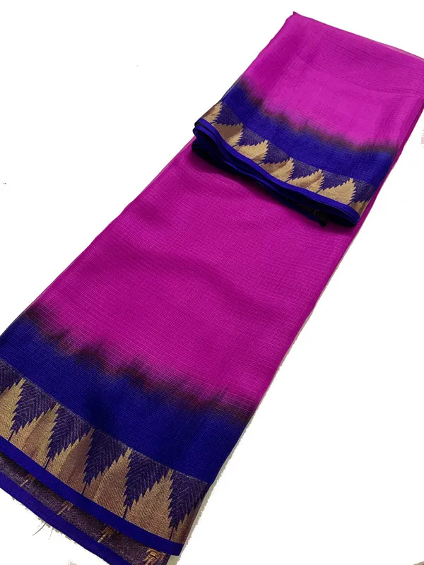 Authentic_Artisan_Crafted_Tie-Dye_Kota_Doria_Silk_Organza_Saree_?_Handloom_Bhagalpuri_with_Temple_Border_(13259_Duke_Blue_&_Fuchsia_Magenta)