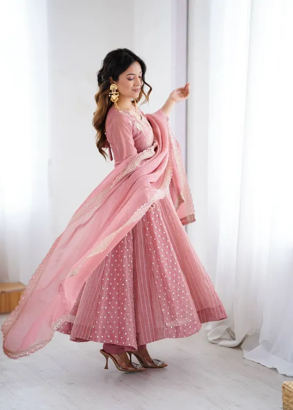 Dusty_Pink_Premium_Roman_Silk_Anarkali_Gown_With_Dupatta_For_Women